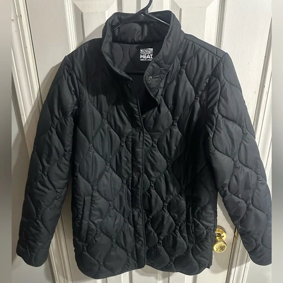 32 Degrees Black Heat Jacket - Picture 1 of 3